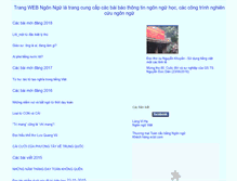 Tablet Screenshot of ngonngu.org